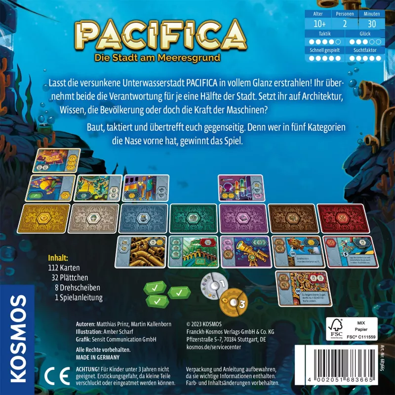 Kosmos Pacifica Gioco da tavolo Viaggio/Avventura
