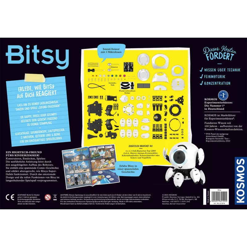 Kosmos Bitsy gioco di costruzione
