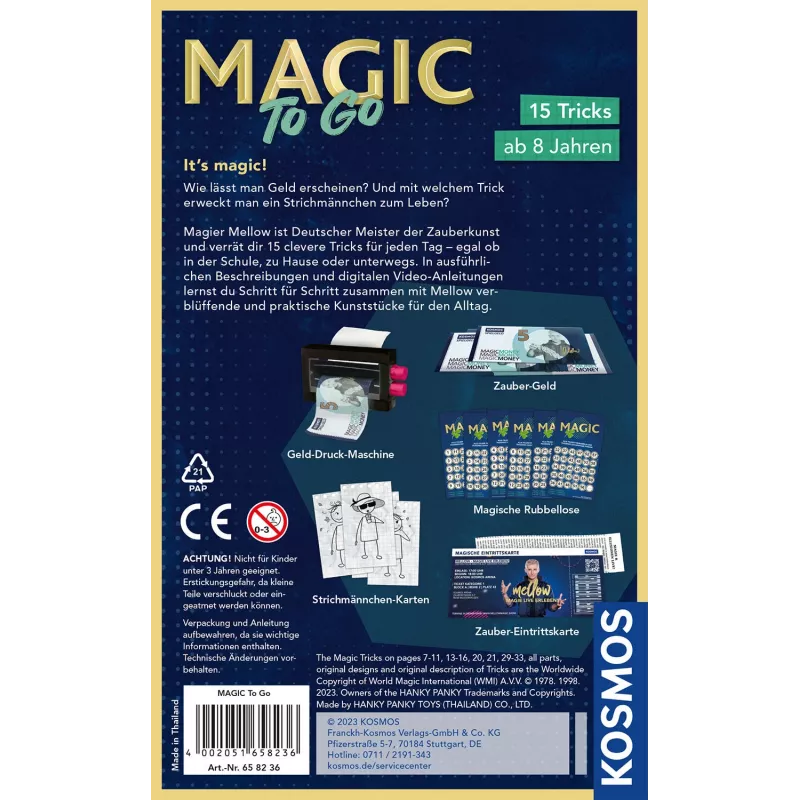Kosmos 43678757 set di magia per bambini