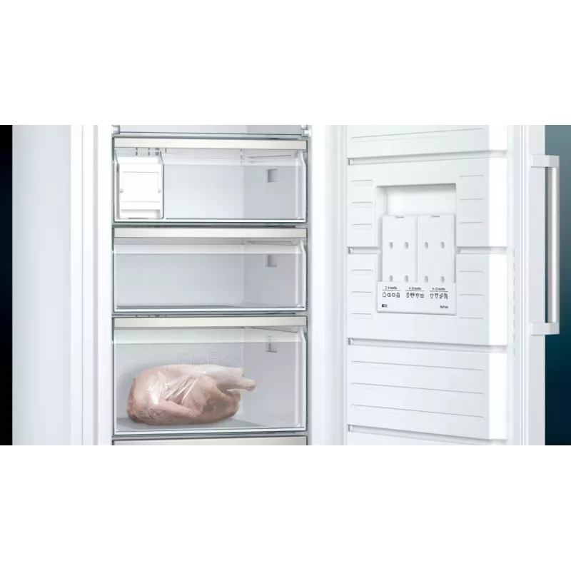 Congelatore Siemens iQ500 GS54NAWCV verticale a libera installazione 328 L bianco