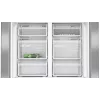 Siemens iQ300 KF96NVPEA frigorifero side-by-side French Door, 605 l (405 l + 200 l), argento