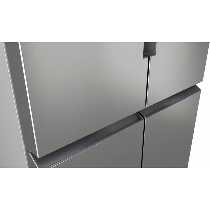Siemens iQ300 KF96NVPEA frigorifero side-by-side French Door, 605 l (405 l + 200 l), argento