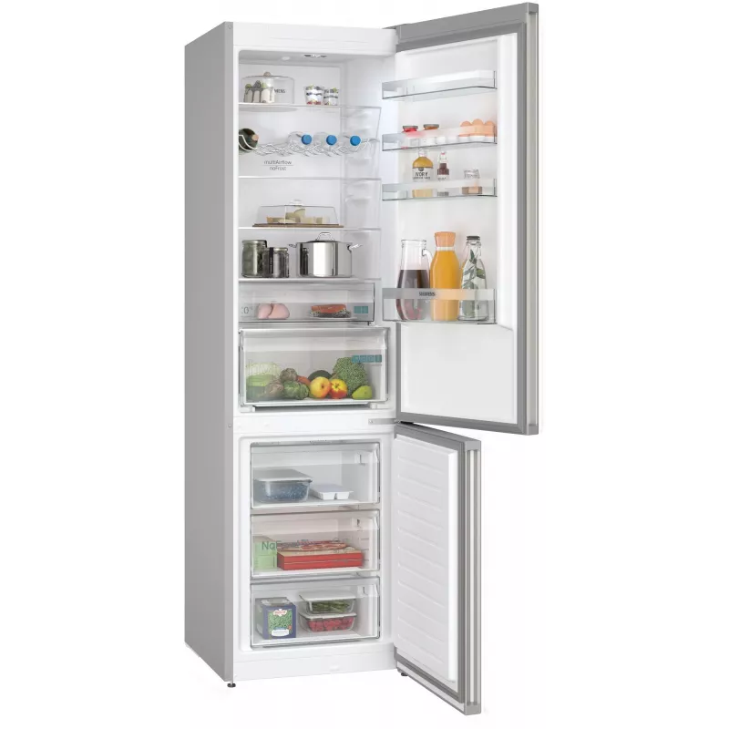 Frigorifero combinato Siemens iQ300 KG39NXICF a libera installazione 363 L acciaio inox