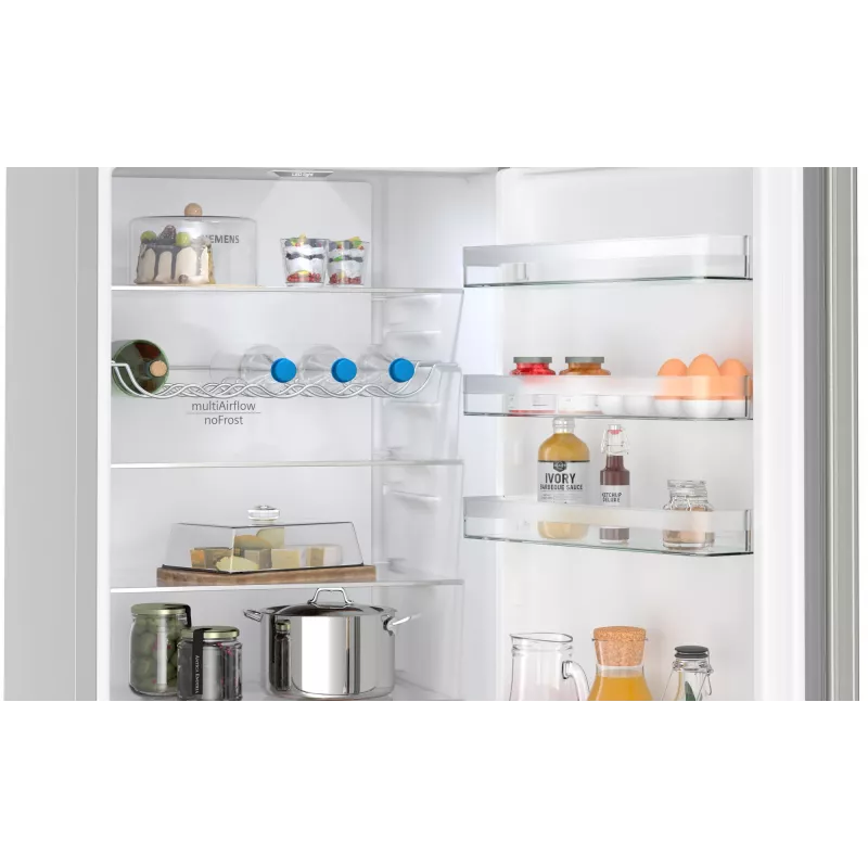 Frigorifero combinato Siemens iQ300 KG39NXICF a libera installazione 363 L acciaio inox
