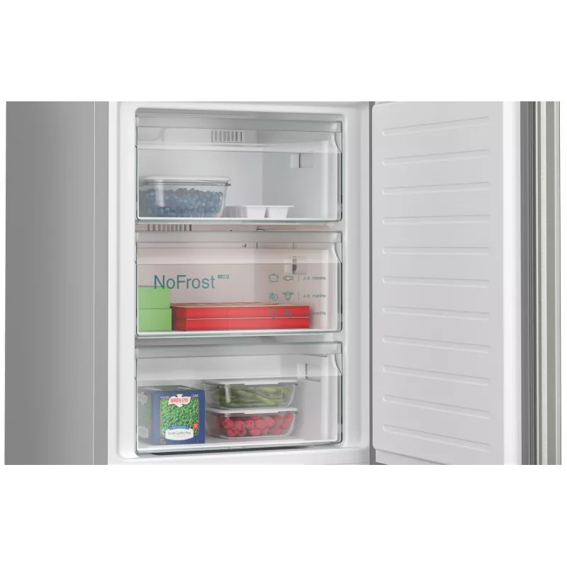 Frigorifero combinato Siemens iQ300 KG39NXICF a libera installazione 363 L acciaio inox