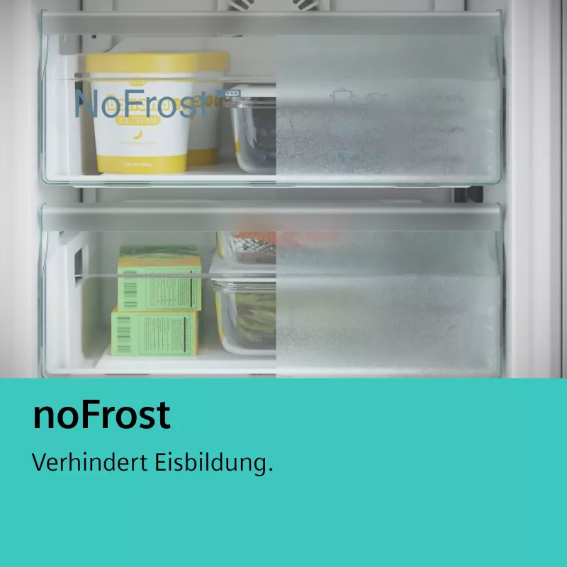 Frigorifero combinato Siemens iQ300 KG39NXICF a libera installazione 363 L acciaio inox
