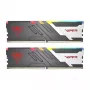 DIMM 64 GB DDR5-5600 (2x 32 GB) kit dual, memoria RAM nera, PVVR564G560C40K, Viper Venom RGB, INTEL XMP