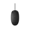 HP 128 mouse con filo laser, ambidestro, laser, USB Type-A, 1200 DPI, nero
