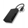 ICY BOX IB-CR401-C3 lettore di schede USB 3.2 Gen 1 (3.1 Gen 1) Type-C nero