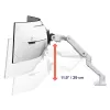 ERGOTRON HX braccio monitor da scrivania con perno VHD – bianco
