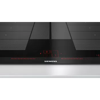Siemens EX875LYC1E piano cottura nero a incasso a induzione a zone 4 zone