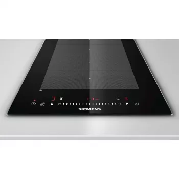Siemens EX375FXB1E piano cottura nero a incasso a induzione a zone 2 zone