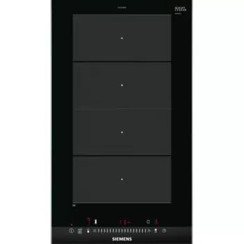 Siemens EX375FXB1E piano cottura nero a incasso a induzione a zone 2 zone