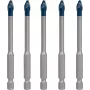 Bosch 2 608 900 599 punta da trapano set di punte 5 pezzi