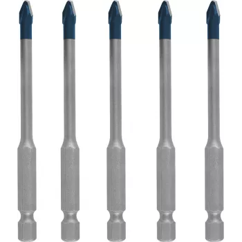 Set di punte Bosch EXPERT HEX-92608900598 — 5 pezzi per ceramica dura