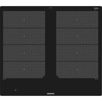 Siemens EX601LXC1E piano cottura nero integrato a induzione a zone 4 zone