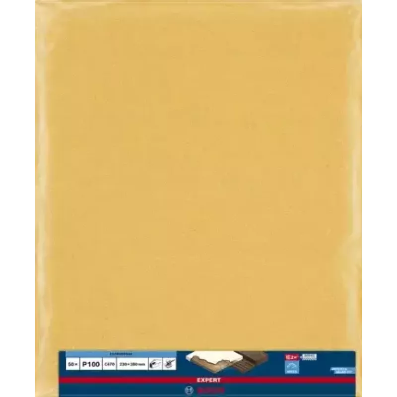 Bosch EXPERT C470 fogli abrasivi per levigatura manuale 230 x 280 mm, K100, 50 pz.