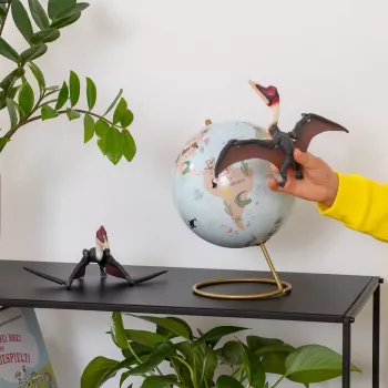 Giocattolo Schleich Quetzalcoatlus 15028 nero marrone bianco per bambini da 4 anni