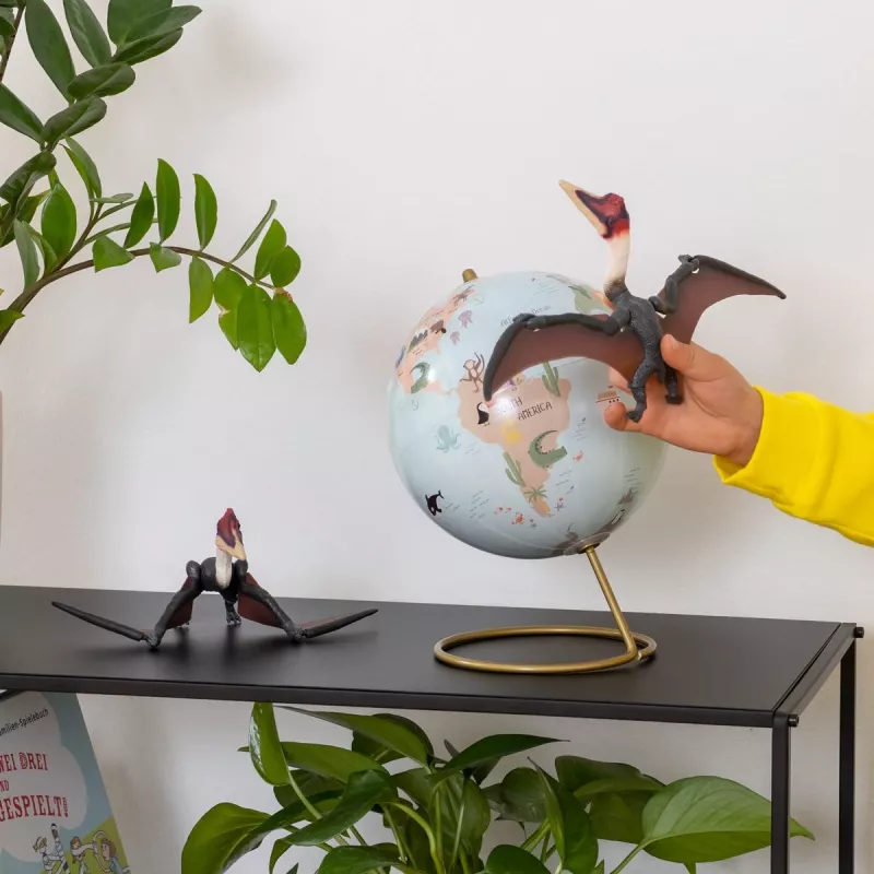 Giocattolo Schleich Quetzalcoatlus 15028 nero marrone bianco per bambini da 4 anni