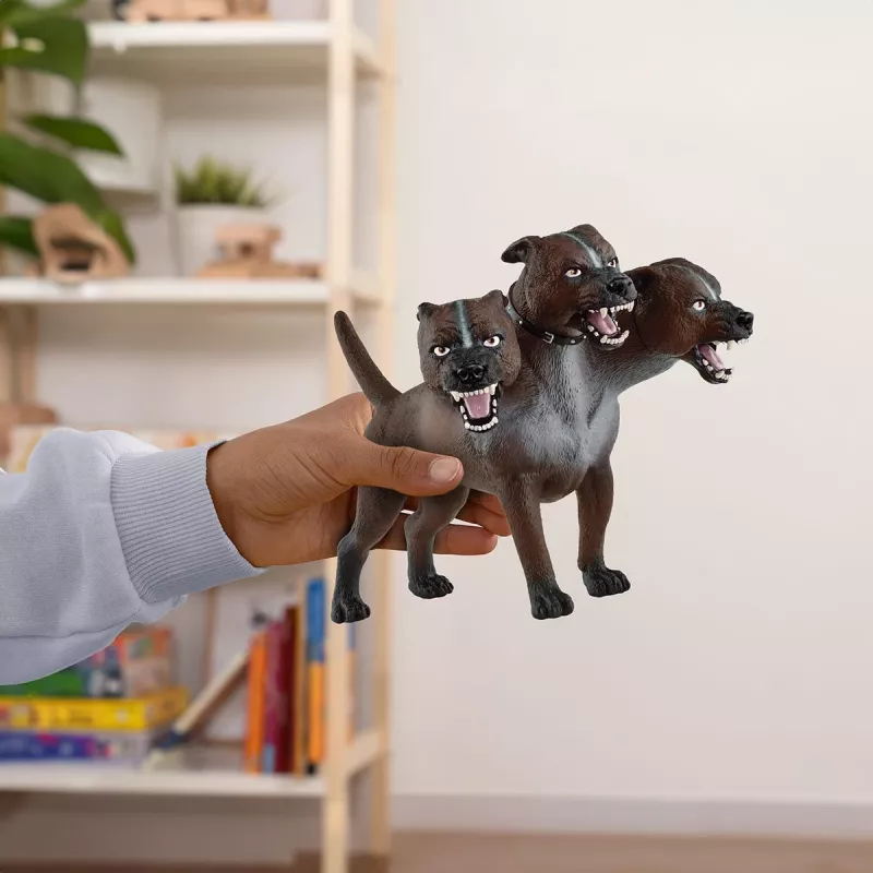 schleich Fluffy, 6 anni, creature magiche, nero, marrone, grigio, plastica