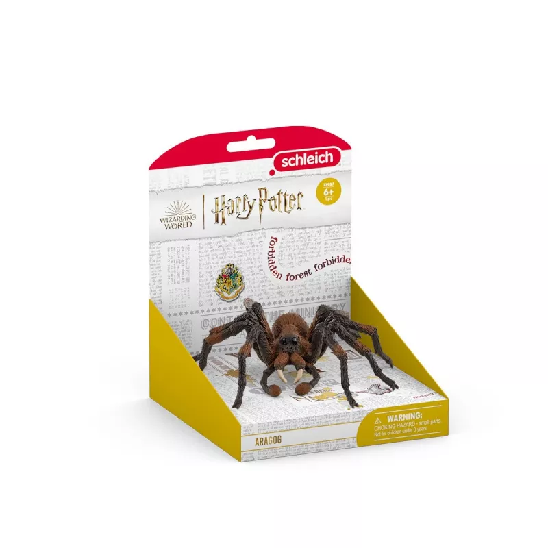 schleich Harry Potter Aragog, 6 anni, creature magiche, nero, marrone, bianco, plastica