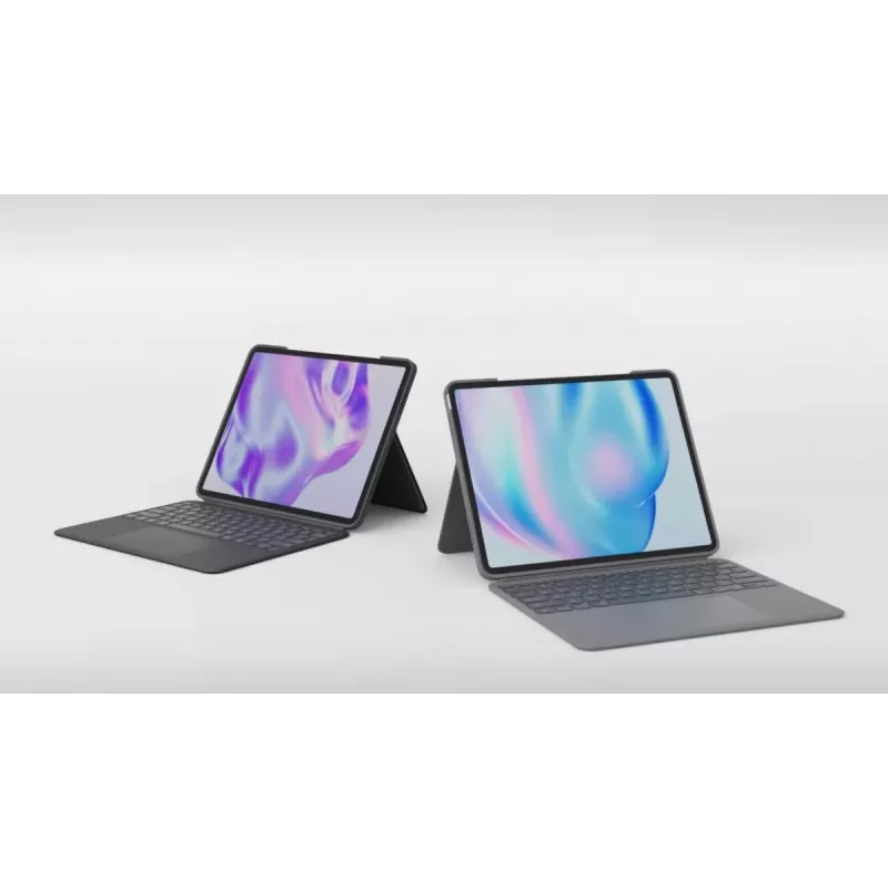 LOGITECH Combo Touch per iPad Air 11in 5th Gen Oxford grigio Qwertz tedesco