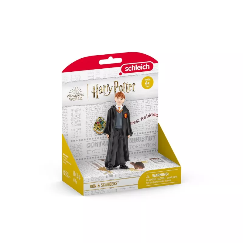 schleich Ron Weasley & Scabbers, 6 anni, Harry Potter™, multicolore, plastica
