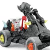 schleich ELDRADOR CREATURES catapulta con mini-creatura, mostro e draghi, robot / mini-creature, 7 anni, multicolore, plastica