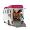 schleich HORSE CLUB trasporto cavalli, edificio, campeggio, scuderia, cavalli, concorso equestre, 5 anno/i, multicolore, plastica