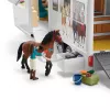 schleich HORSE CLUB trasporto cavalli, edificio, campeggio, scuderia, cavalli, concorso equestre, 5 anno/i, multicolore, plastica