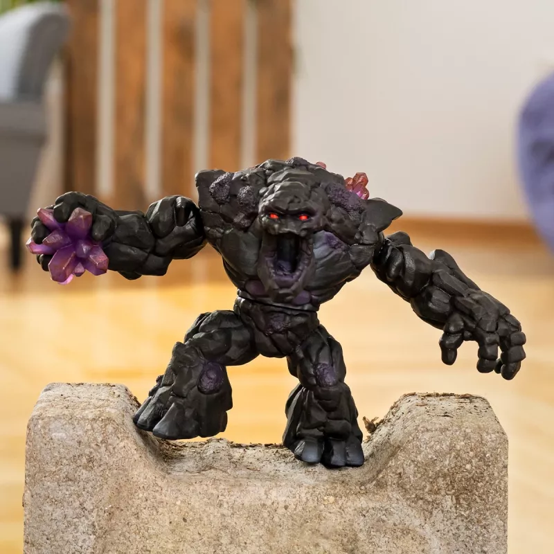 schleich ELDRADOR CREATURES mostro della pietra d'ombra, mostri e draghi, mondo di pietra, 7 anno/i, nero, viola, plastica