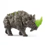 schleich ELDRADOR CREATURES rinoceronte da combattimento, 7 anno/i, mostri e draghi, mondo di pietra, nero, verde, plastica
