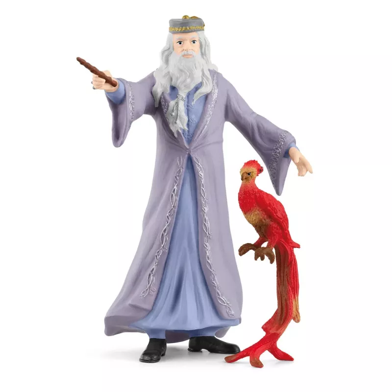 schleich Albus Dumbledore & Fawkes, 6 anno/i, Harry Potter™, multicolore, plastica