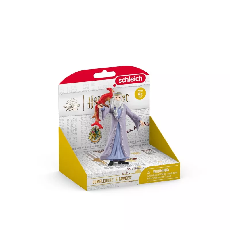 schleich Albus Dumbledore & Fawkes, 6 anno/i, Harry Potter™, multicolore, plastica