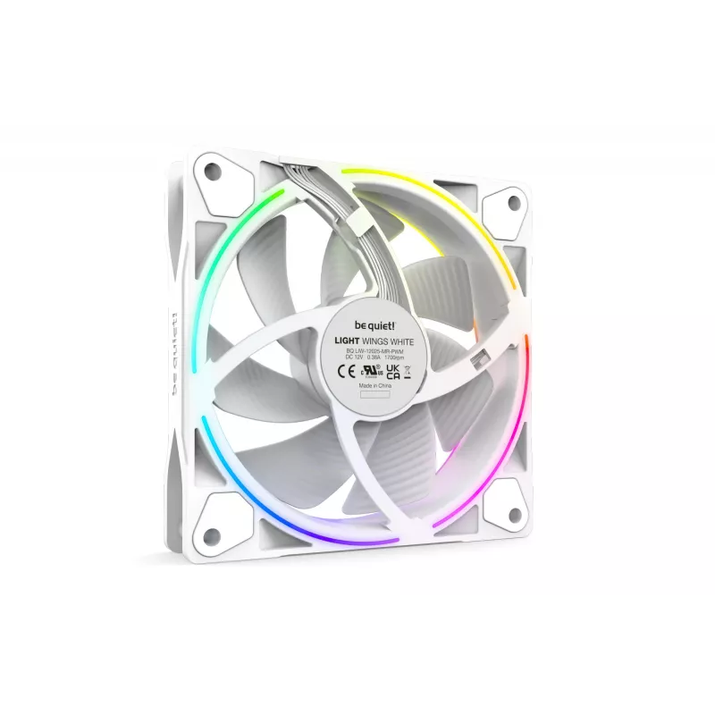 be quiet Light Wings White | 120mm PWM Triple Pack ventola per case PC 12 cm 3 pezzi