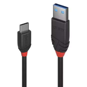 Lindy cavo USB 3.2 Type-A a C 1 m, 10Gbit/s, Black Line, 1 m, USB A, USB C, USB 3.2 Gen 1 (3.1 Gen 1), 10 Gbit/s, nero