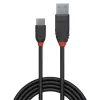 Lindy cavo USB 3.2 Type-A a C 0,5 m, 10 Gbit/s, Black Line, 0,5 m, USB A, USB C, USB 3.2 Gen 1 (3.1 Gen 1), 10 Gbit/s, nero