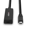 Lindy prolunga attiva USB 3.2 Gen 2 C/C 5 m, 5 m, USB C, USB C, USB 3.2 Gen 2 (3.1 Gen 2), 10 Gbit/s, nero