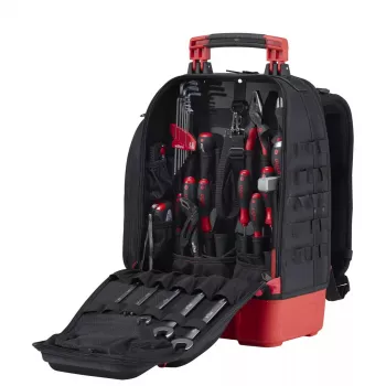 Borsa portautensili Wiha 45529 nero rosso 385 mm x 260 mm x 530 mm