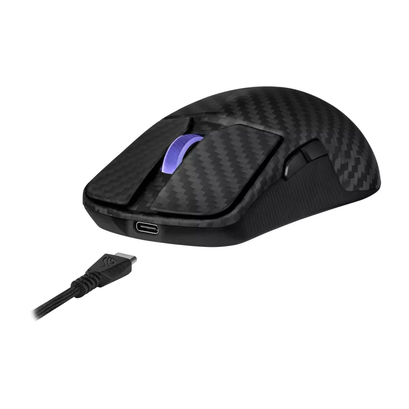 ASUS ROG Harpe Ace Extreme Mouse Gaming per destrorsi RF Wireless + Bluetooth + USB Type-A Ottico 42000 DPI