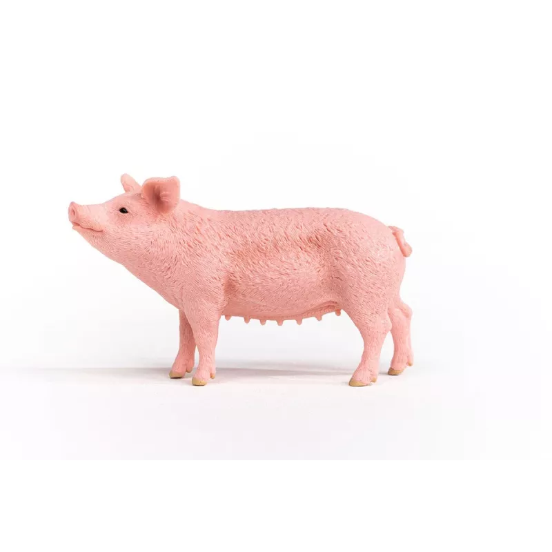 Schleich Fattoria Maiale Figura 13933, rosa, età consigliata 3+