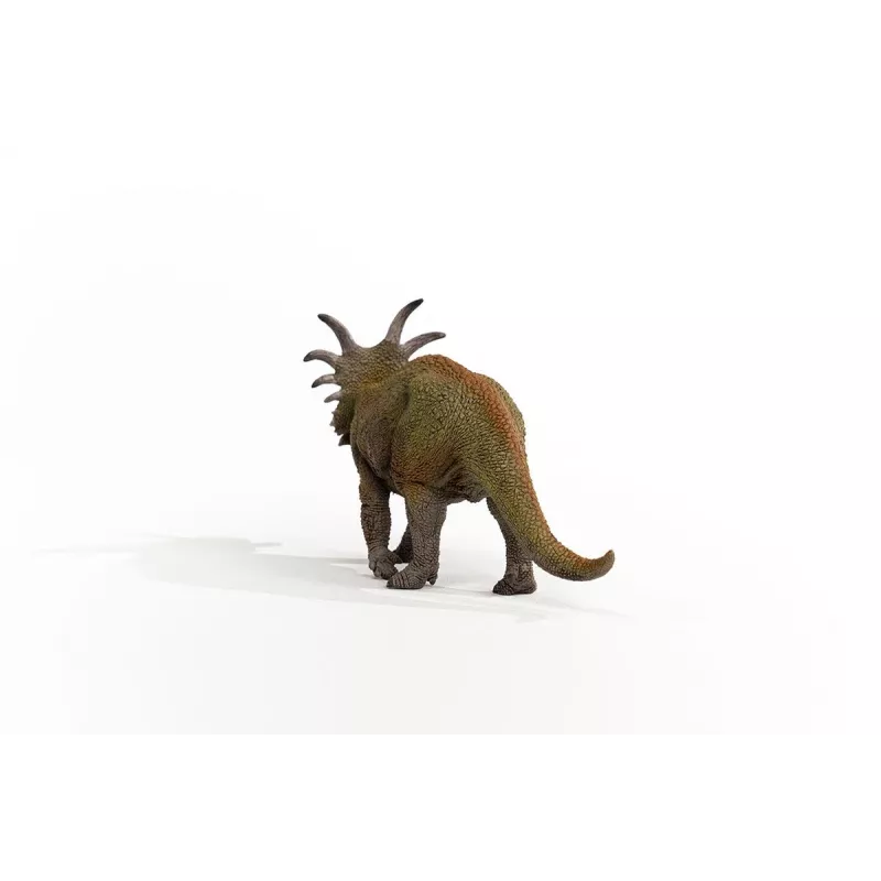 Schleich Dinosauro Styracosaurus, 4 anni, Conquistare la terra, Dinosauri e vulcano, Verde, Grigio, Plastica