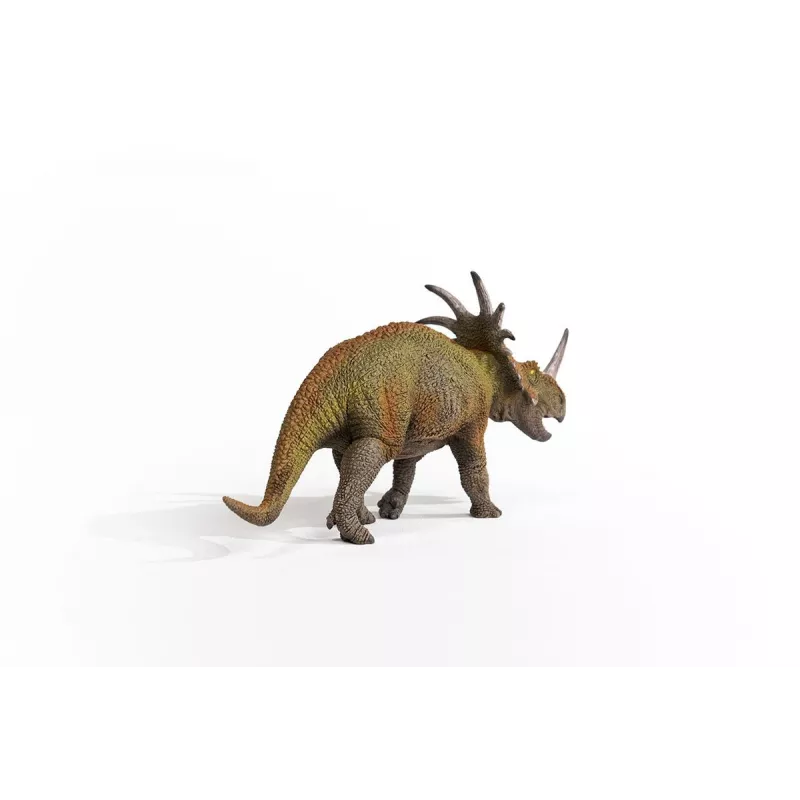 Schleich Dinosauro Styracosaurus, 4 anni, Conquistare la terra, Dinosauri e vulcano, Verde, Grigio, Plastica