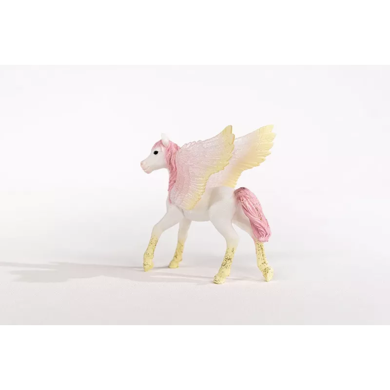 Schleich BAYALA Puledro Pegasus dell'alba, 5 anni, Unicorno / Pegasus, Unicorni & Fate, Multicolore, Plastica