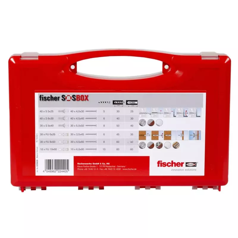 Set viti e tasselli Fischer 533629