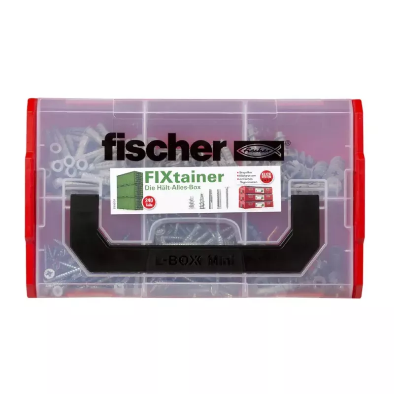 Tassello a espansione Fischer FIXtainer Hält-Alles-Box 50 pezzi