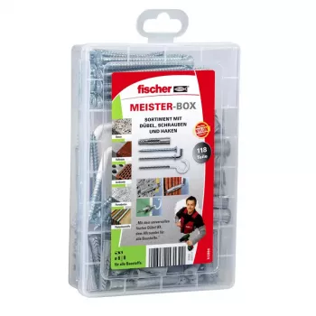 Set viti e tasselli Fischer MEISTER-BOX UX 75 pezzi