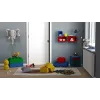 Mensola Room Copenhagen LEGO Brick Shelf 8+4 rossa, 2 ripiani