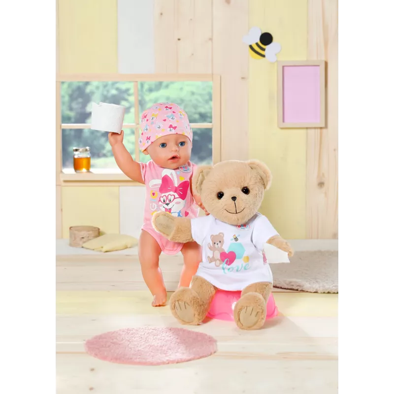 Orsetto giocattolo BABY born orso bianco 0-12 anni
