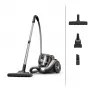 Rowenta Compact Power XXL Animal RO4B50 aspirapolvere a traino senza sacco, filtro a 3 stadi, grigio/nero
